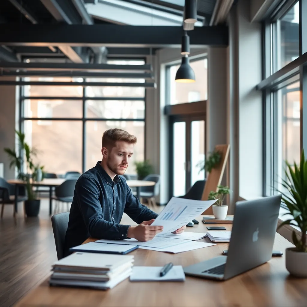 Ondernemer presenteert businessplan aan investeerders